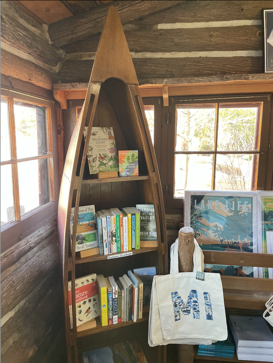 canoe book shelf