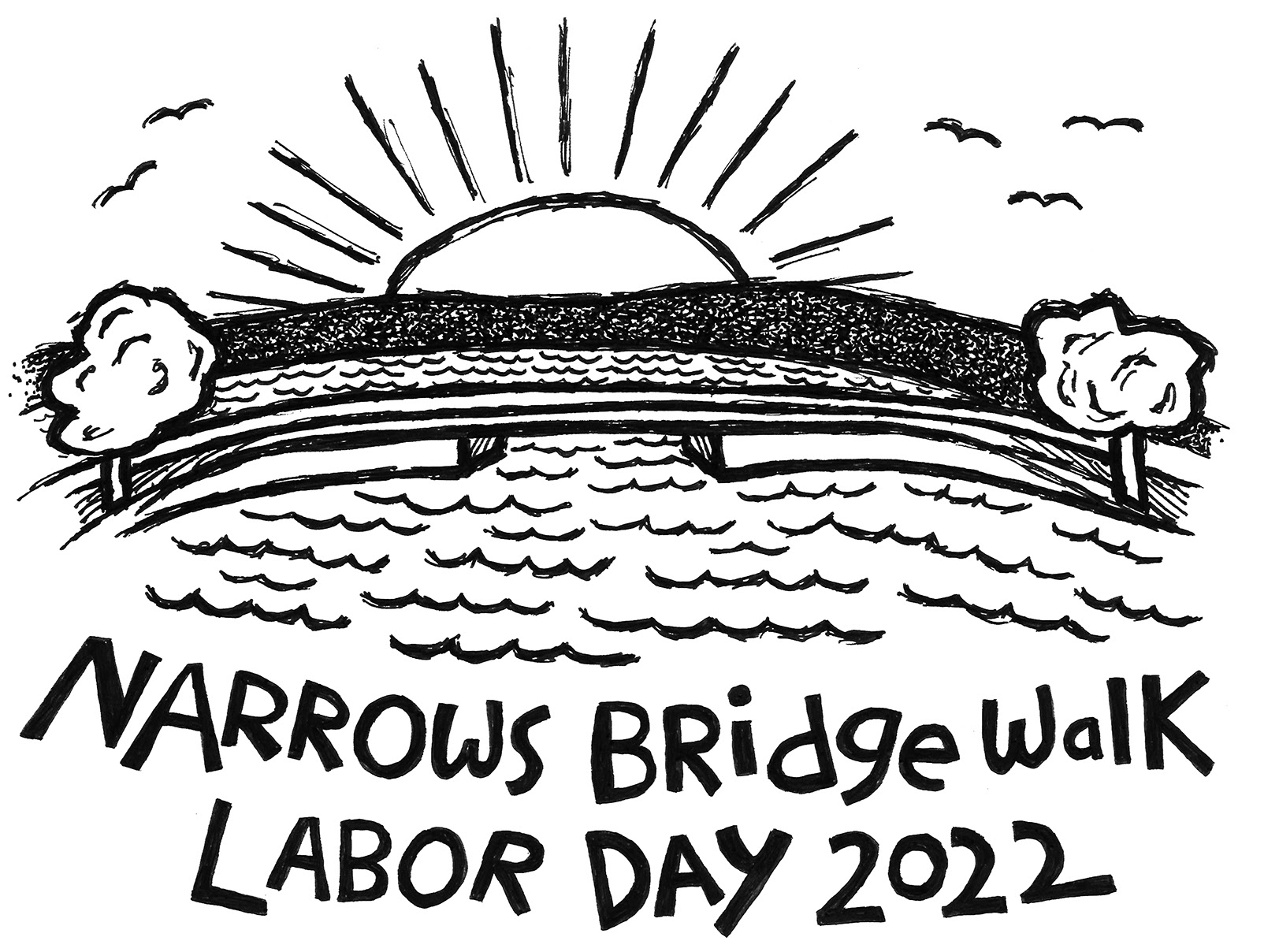 Narrows Labor Day Bridge Walk Glen Lake Chamber of Commerce
