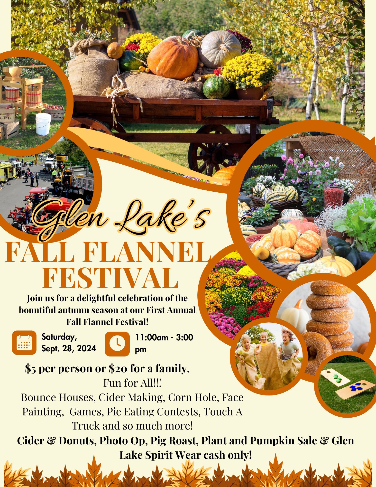 glen lake schools fall flannel festival