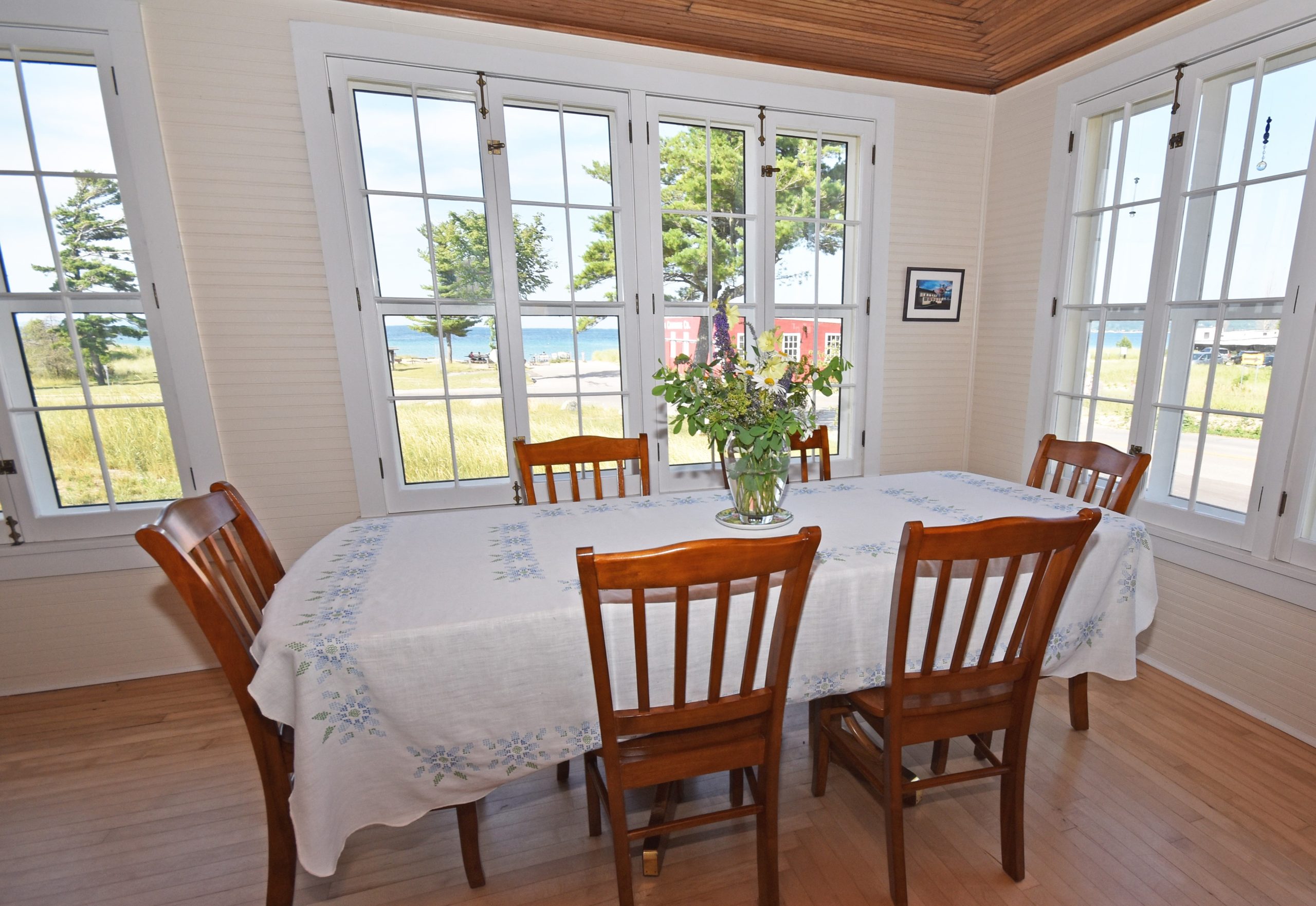 dining room at sleeping bear inn